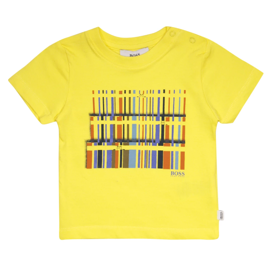 Hugo Boss Kid's Abstract Bookshelf S/S T-Shirt (S02) 21 Hugo Boss Kid's Abstract Bookshelf S/S T-Shirt (S02)