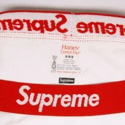 Supreme Men's 100% Authentic Single Pack White Boxer Briefs 9 Supreme Men's 100% Authentic Single Pack White Boxer Briefs