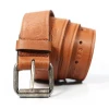 New Arrivals Billabong Men's Brown Buffalo Leather Belt (S04)