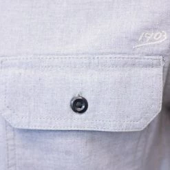 Harley-Davidson Men's Slim Fit Light Grey L/S Woven 150 20 Harley-Davidson Men's Slim Fit Light Grey L/S Woven 150