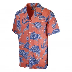 Levi's Men's Peach Blue Floral S/S Woven Shirt (Retail $54.50) S06