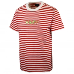 OBEY Men's Amoeba Striped S/S T-Shirt (S01)