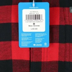 Columbia Men's Red Black Plaid Cornell Woods L/S Flannel Shirt (615) New Arrivals 13 Columbia Men's Red Black Plaid Cornell Woods L/S Flannel Shirt (615) New Arrivals