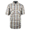 New Arrivals Carhartt Men's Indigo Brown Green Hue Plaid Relaxed Fit S/S Woven Shirt (S16)