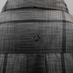 PrAna Men's Black Charcoal Grey Plaid S/S Woven Shirt (S15)