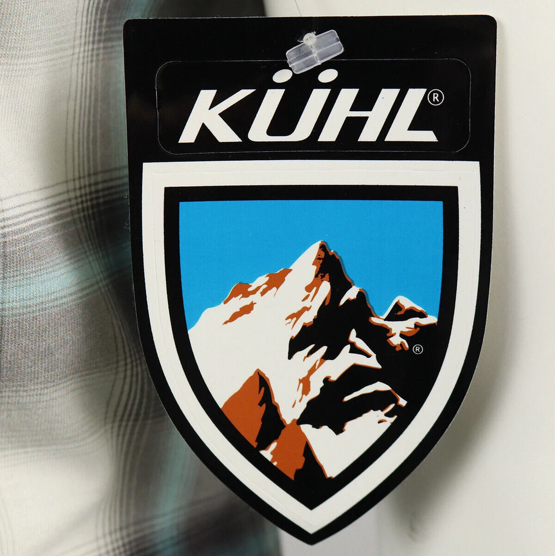 Kuhl Men's White Grey Turquoise S/S Woven Shirt 7 Kuhl Men's White Grey Turquoise S/S Woven Shirt