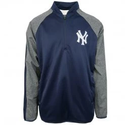 G-III Sports By Carl Banks Men's MLB Two Tone 1/3 Zip Sweater