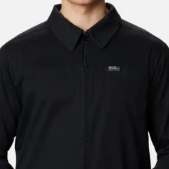 Columbia Men's Black Rugged Ridge Shirt Jacket 010