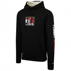 Tommy Hilfiger Tommy Jeans Men's Essential Graphic Pull Over Hoodie 24 Tommy Hilfiger Tommy Jeans Men's Essential Graphic Pull Over Hoodie
