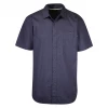 Obey Men's Navy Pattern S/S Woven Shirt
