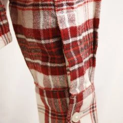 Levi's Women's Red White Maple Utility Plaid Cropped L/S Flannel Shirt (S01) 16 Levi's Women's Red White Maple Utility Plaid Cropped L/S Flannel Shirt (S01)