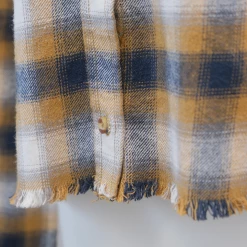 Spotted Clothing OBEY Women's Brown Navy White Plaid Crop L/S Shirt (S06) 13 Spotted Clothing OBEY Women's Brown Navy White Plaid Crop L/S Shirt (S06)