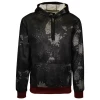 Ecko Unltd. Men's Black String Camo Pull Over Hoodie (S08) Mens