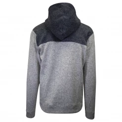 Quiksilver Men's Heather Navy & Grey Two Tone Full Zip Hoodie (S01) Quik Silver