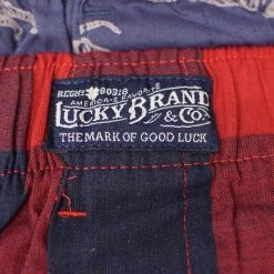 Mens Lucky Brand Men's 3 Pack Of Woven Boxers (S05)