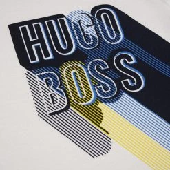 T-Shirts Hugo Boss Kid's Long Shadow Text S/S T-Shirt (S09)