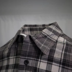 Harley-Davidson Men's Grey White Plaid L/S Woven Shirt (S03)