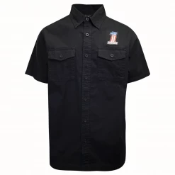 Harley-Davidson Men's Black #1 America S/S Woven Shirt (S07)