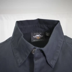 Harley-Davidson Men's Black Grey Color Block S/S Woven Shirt (S06)