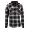 Harley-Davidson Men's Sage Grey Black Plaid L/S Woven Shirt (S14) 1 Harley-Davidson Men's Sage Grey Black Plaid L/S Woven Shirt (S14)