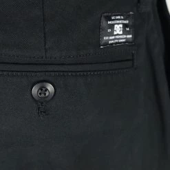 DC Shoes Men's Black Slim Fit Chino Shorts Mens
