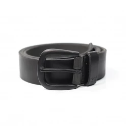 New Arrivals Billabong Men's Black Leather Matte Buckle Belt (S06)