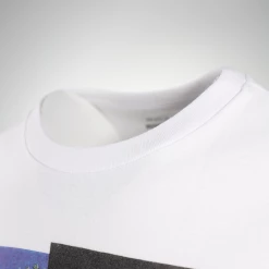 RVCA Men's White Balance Of Opposites Peace & War Relaxed Fit S/S T-Shirt (S33)