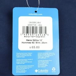 Columbia Men's Collegiate Navy Brentyn Trail Cargo Short (464)