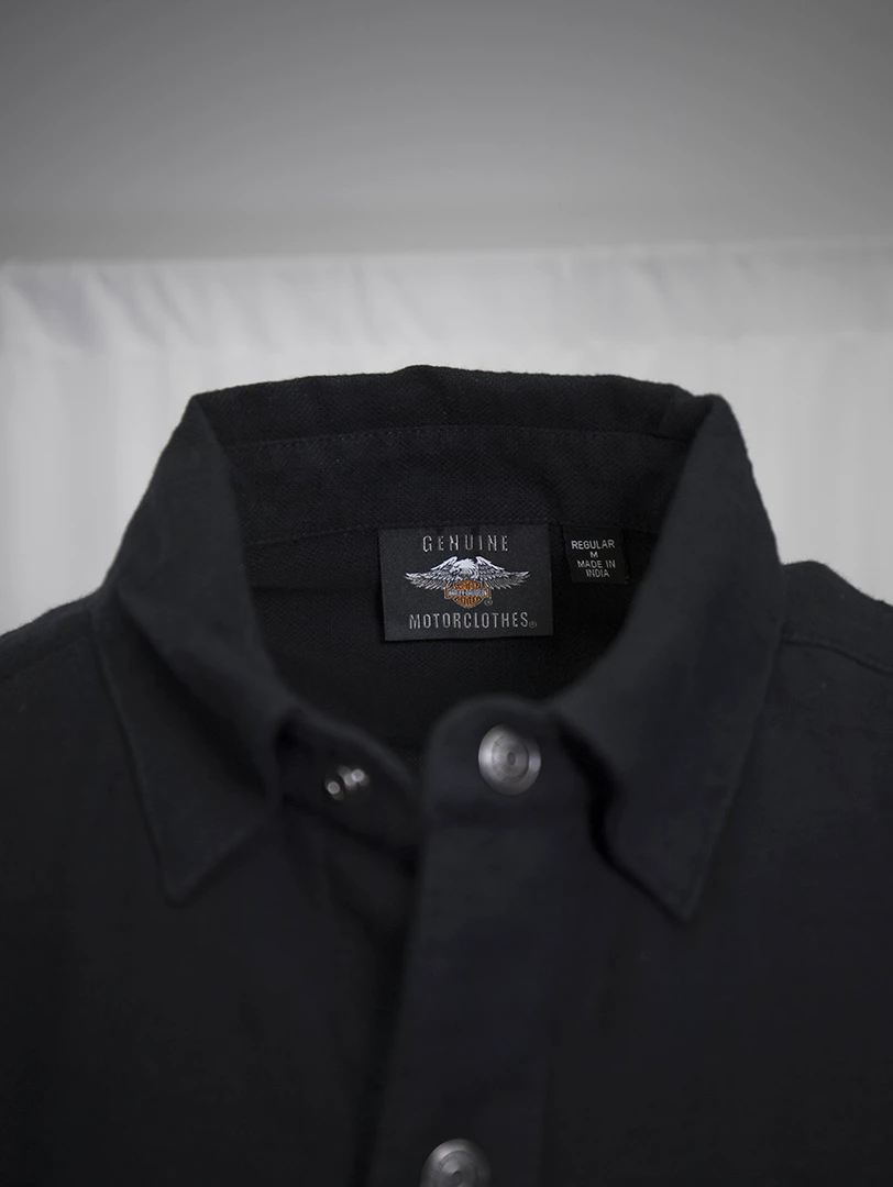 Harley-Davidson Men's Black Patch S/S Woven Shirt (S16) 8 Harley-Davidson Men's Black Patch S/S Woven Shirt (S16)