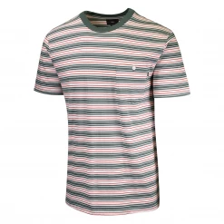 OBEY Men's Horizontal Striped Pocket S/S T-Shirt
