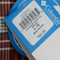 Columbia Men's Apple Red Cornell Woods L/S Flannel (Retail $60)