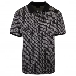 OBEY Men's All Over Print Cutter Button S/S Polo Shirt (S31)