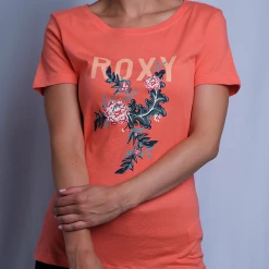 Roxy Women's Floral Round Neck S/S T-Shirt (S05) 38 Roxy Women's Floral Round Neck S/S T-Shirt (S05)