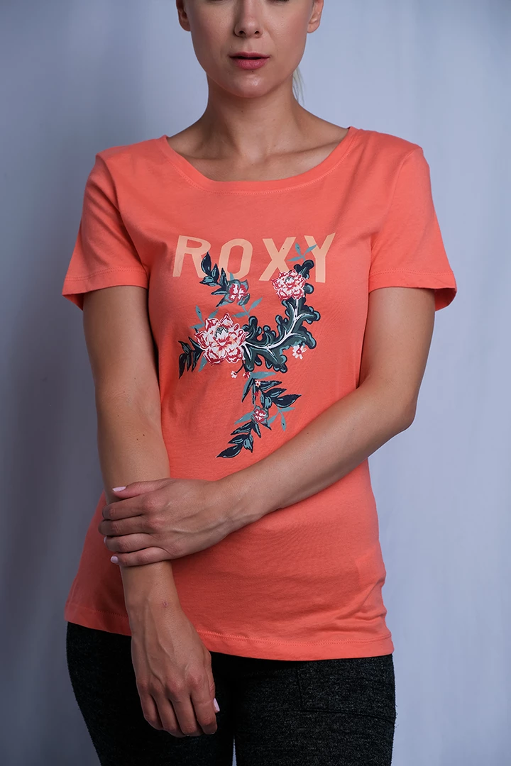 Roxy Women's Floral Round Neck S/S T-Shirt (S05) 21 Roxy Women's Floral Round Neck S/S T-Shirt (S05)