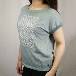 Roxy Women's Heather Waves Button Back S/S T-Shirt