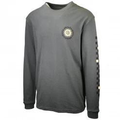 Quiksilver Men's Dark Green Deluxe L/S T-Shirt