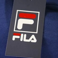 FILA Men's Classic Blue White Red Vialli S/S Tee (Size S)