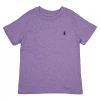 Polo Ralph Lauren Kid's Heather Purple - Navy Pony Round Neck S/S T-Shirt (S22) 1 Polo Ralph Lauren Kid's Heather Purple - Navy Pony Round Neck S/S T-Shirt (S22)
