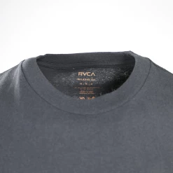 RVCA Men's Charcoal Green Hue Past Present Future Relaxed Fit S/S T-Shirt (S32)