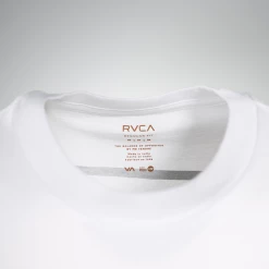 RVCA Men's White VA Box Regular Fit S/S T-Shirt (S02)