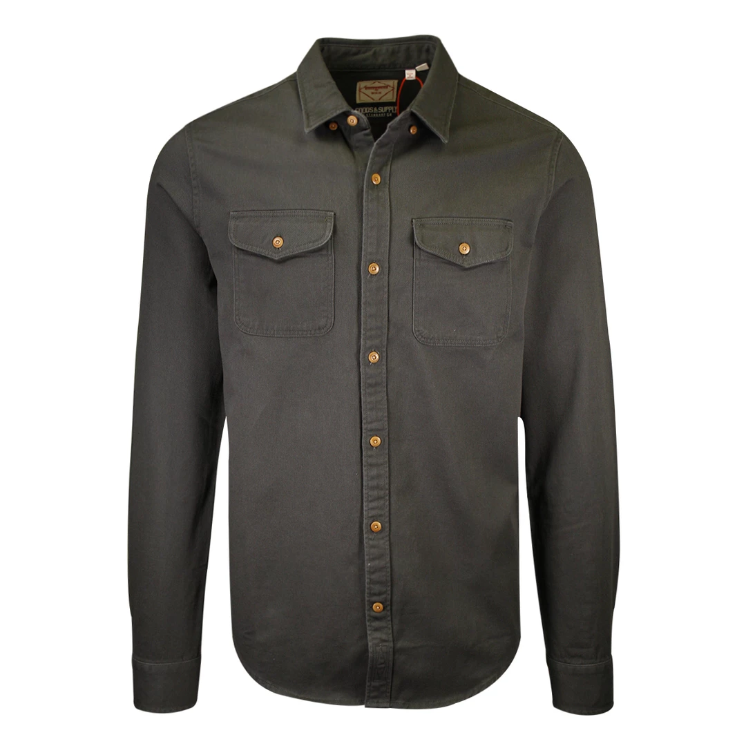 Superdry Men's Classic Twill Commuter L/S Woven Shirt 16 Superdry Men's Classic Twill Commuter L/S Woven Shirt