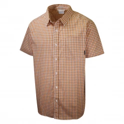 Columbia Men's Rapid Rivers II Solid Box Plaid S/S Shirt (Retail $40)