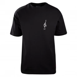 Volcom Men's Black Loose Trucks Tight Lines S/S T-Shirt (S01)