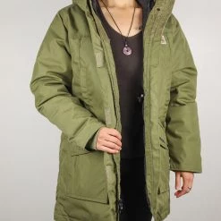 Jackets Carhartt Women's Burnt Olive Yukon Extremes Full Swing Insulated Hooded Coat