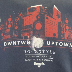 Bench Men's Navy Old School Printed Pullover Hoodie Mens 13 Bench Men's Navy Old School Printed Pullover Hoodie Mens