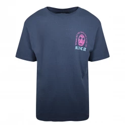 RVCA Men's Navy Chaos Relaxed Fit S/S T-Shirt (S12)