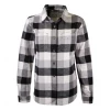 Carhartt Women's Black Grey White Plaid L/S Woven Shirt (S02)