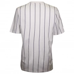 FILA Women's White & Navy Vertical Striped S/S T-Shirt (935)