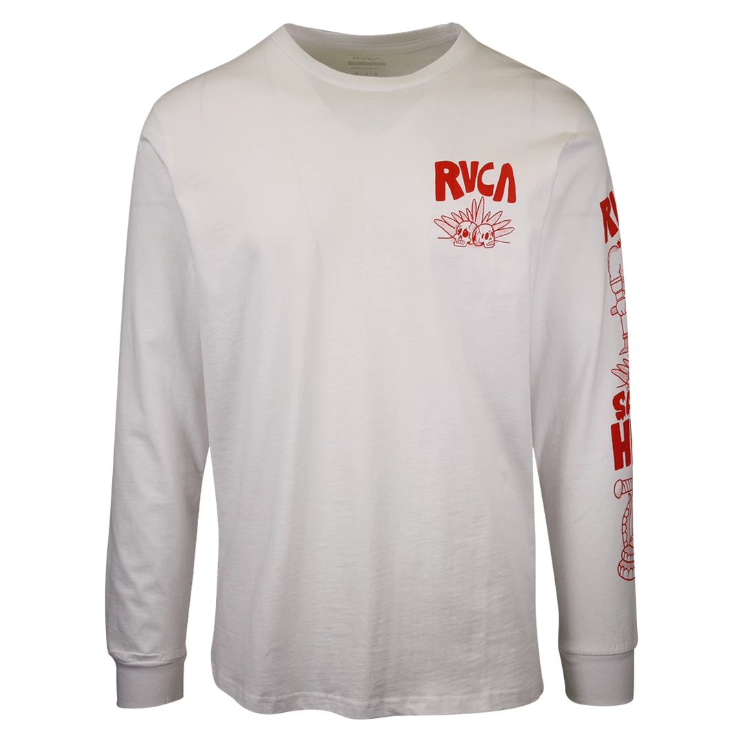 RVCA Men's Barbarian Regular Fit L/S T-Shirt (S12) 19 RVCA Men's Barbarian Regular Fit L/S T-Shirt (S12)
