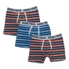 Original Penguin Men's 3 Pack Red/Turquoise Blue/Turquoise Striped Boxer Brief 1 Original Penguin Men's 3 Pack Red/Turquoise Blue/Turquoise Striped Boxer Brief